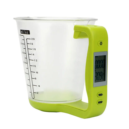 Digital Kitchen Scale LCD Beaker Measuring Cup